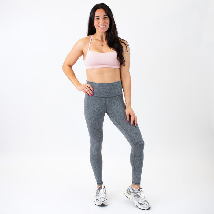 Heather Asphalt High Rise Workout Leggings