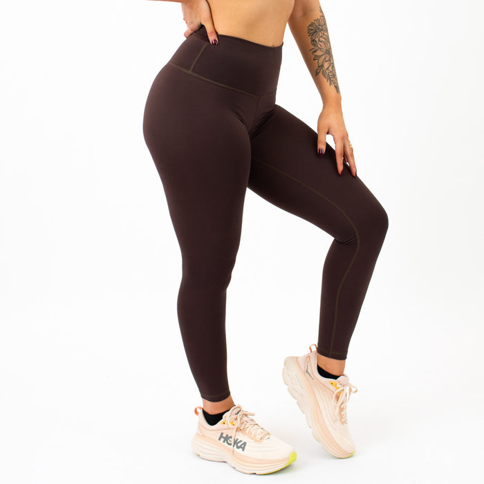 Chocolate High Rise Workout Leggings
