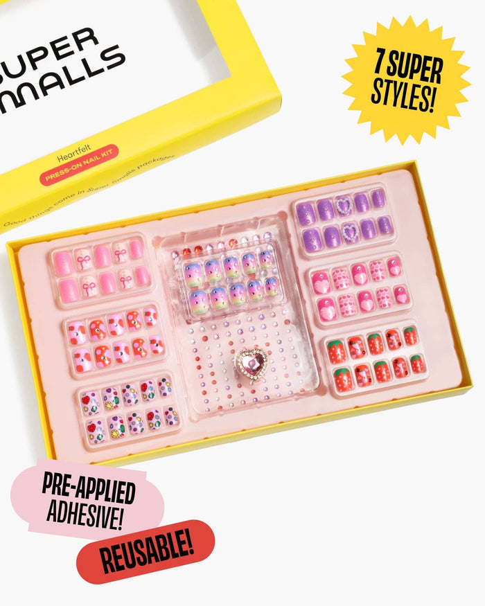 Super Smalls Heartfelt Press On Nail Kit