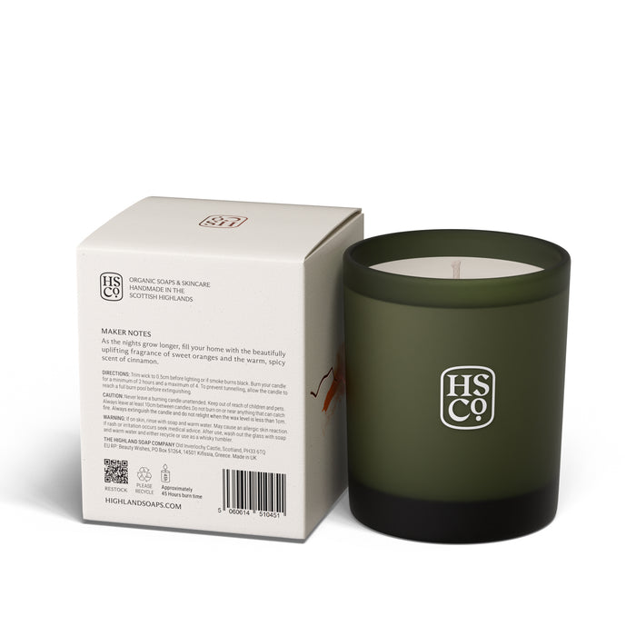 Sweet Orange & Cinnamon Soya Wax Candle