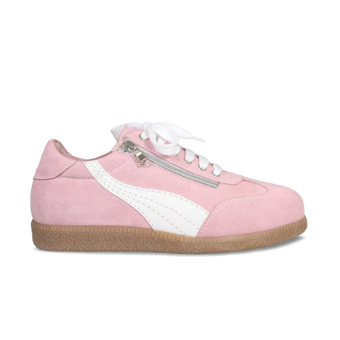 Swirl: Pale Pink Suede Shoes Sole Bliss
