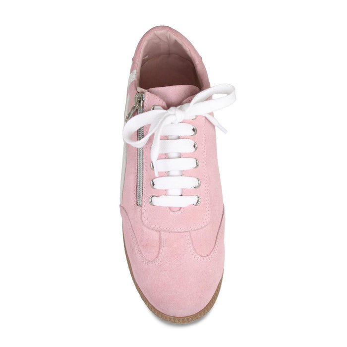 Swirl: Pale Pink Suede Shoes Sole Bliss