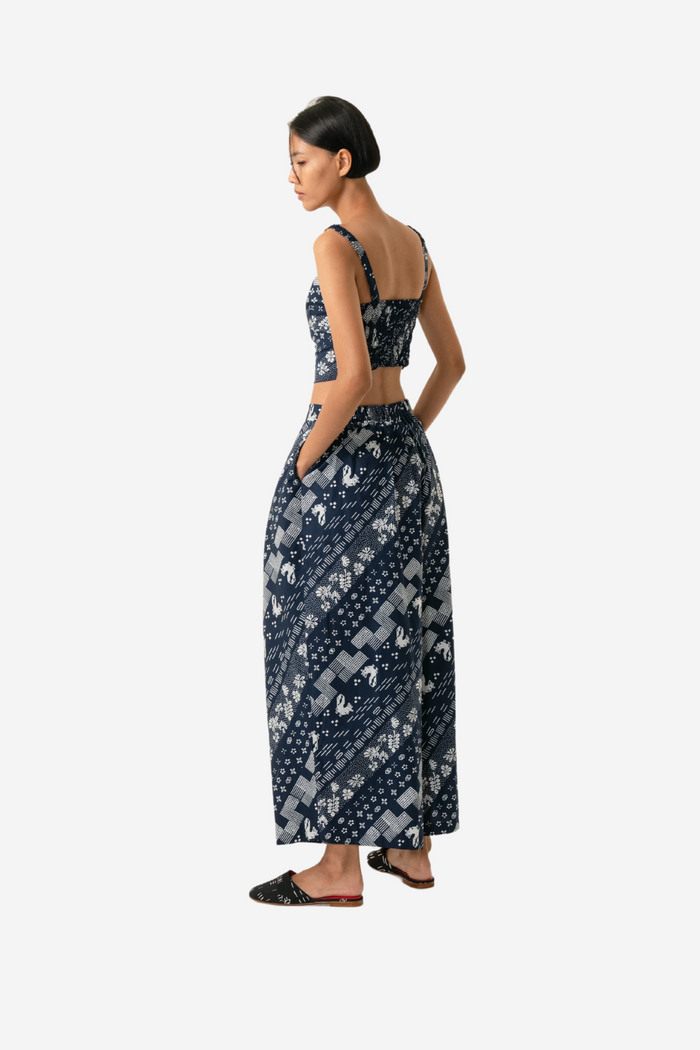 "Tambal" - Two Buttons Maxi Pants