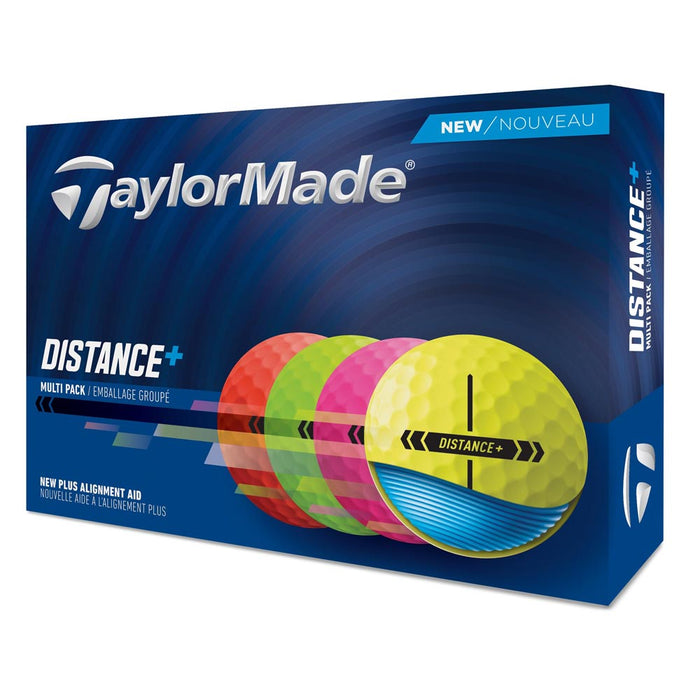 TaylorMade TM25 Distance+ Multi Golf Balls - Dozen