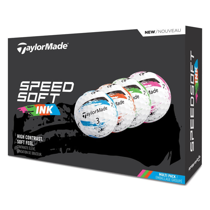 Taylormade TM25 SpeedSoft Ink Golf Balls - Dozen