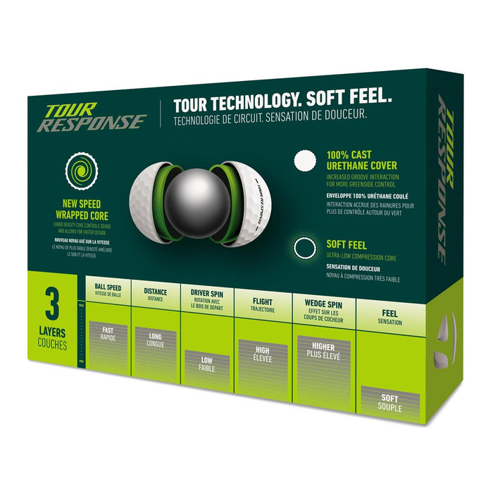 TaylorMade TM25 Tour Response Golf Balls - Dozen