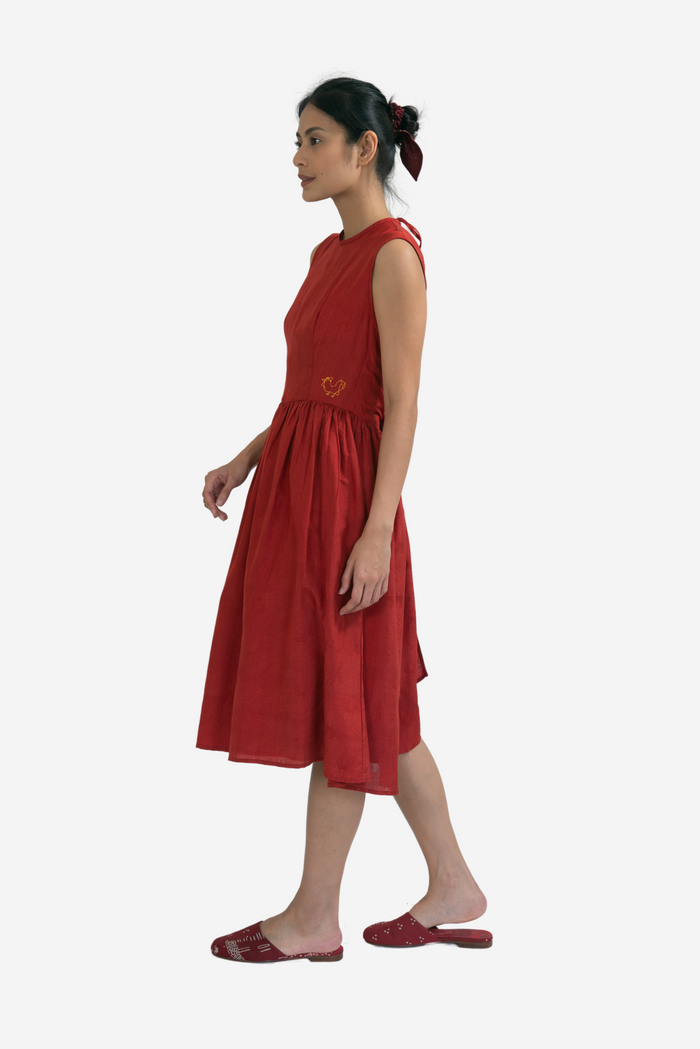 "Tenun Ayam" - Gadis Dress