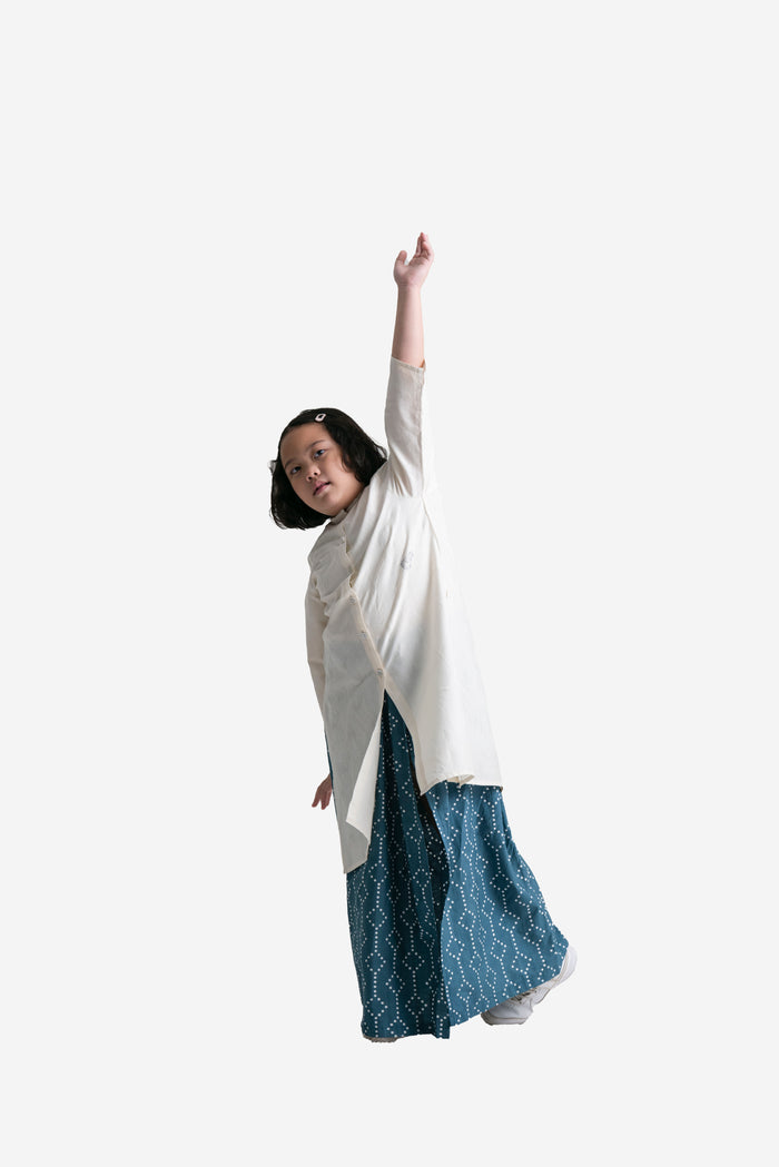 "Tenun Ayam" - Kids Baju Panjang