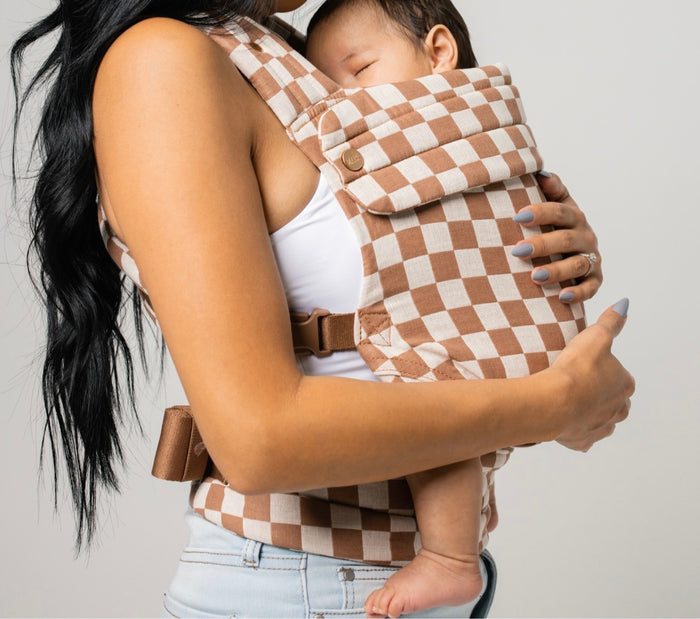 The Monarch Baby Carrier - Mocha Check