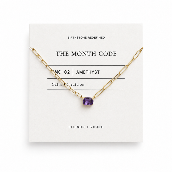 The Month Code Birthstone Necklace