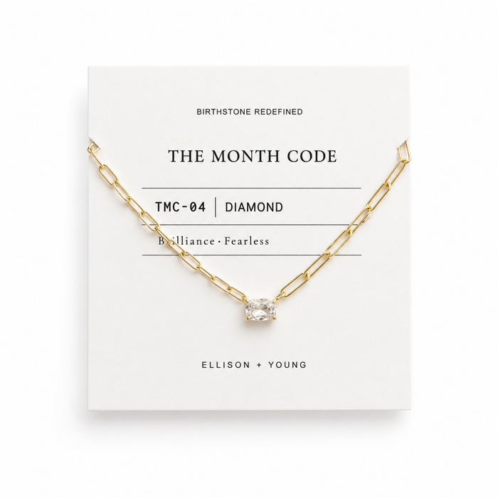 The Month Code Birthstone Necklace