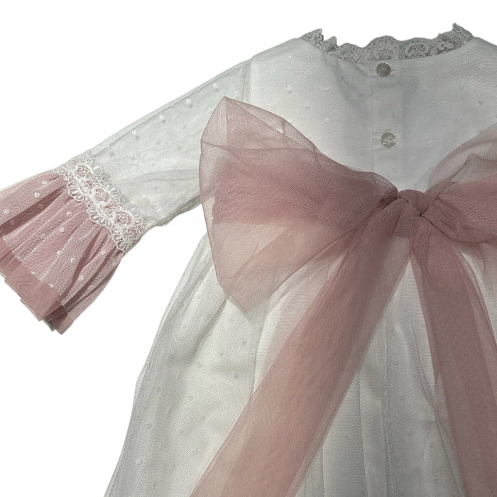Therese Girl Dusty Pink Tulle Dress