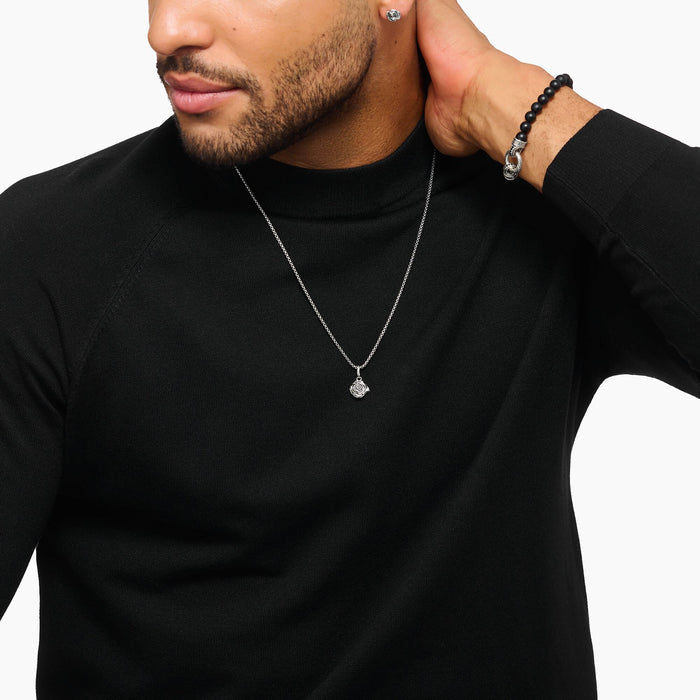 THOMAS SABO Midnight Rose Pendant Small
