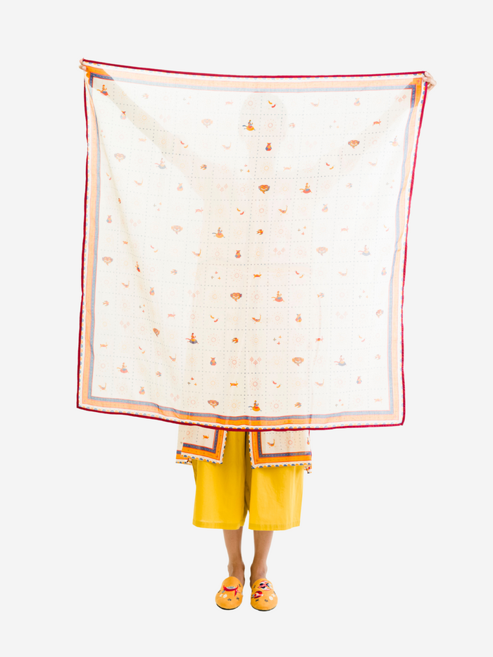 "Timun Mas" Kotak - Scarf