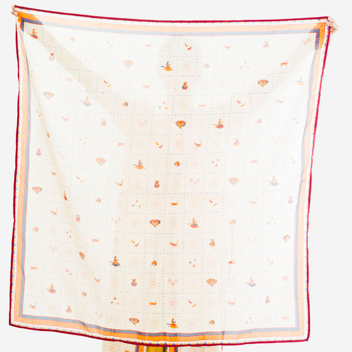 "Timun Mas" Kotak - Scarf