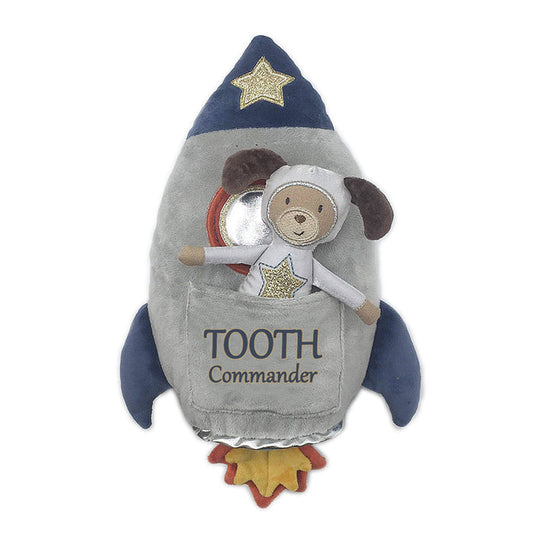 Tooth Commander Spaceship Pillow and Archie Astro Dog Doll Set