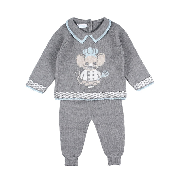 Touille Chef Mouse Knitted 2-Piece Set