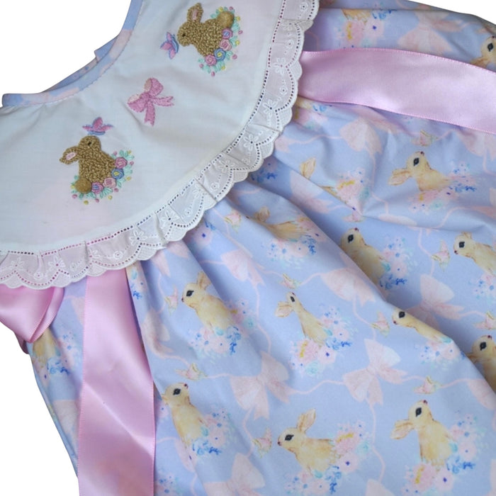 Trellis Bunnies French Knot Dress