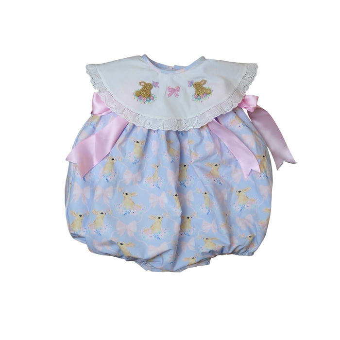 Trellis Bunnies French Knot Romper