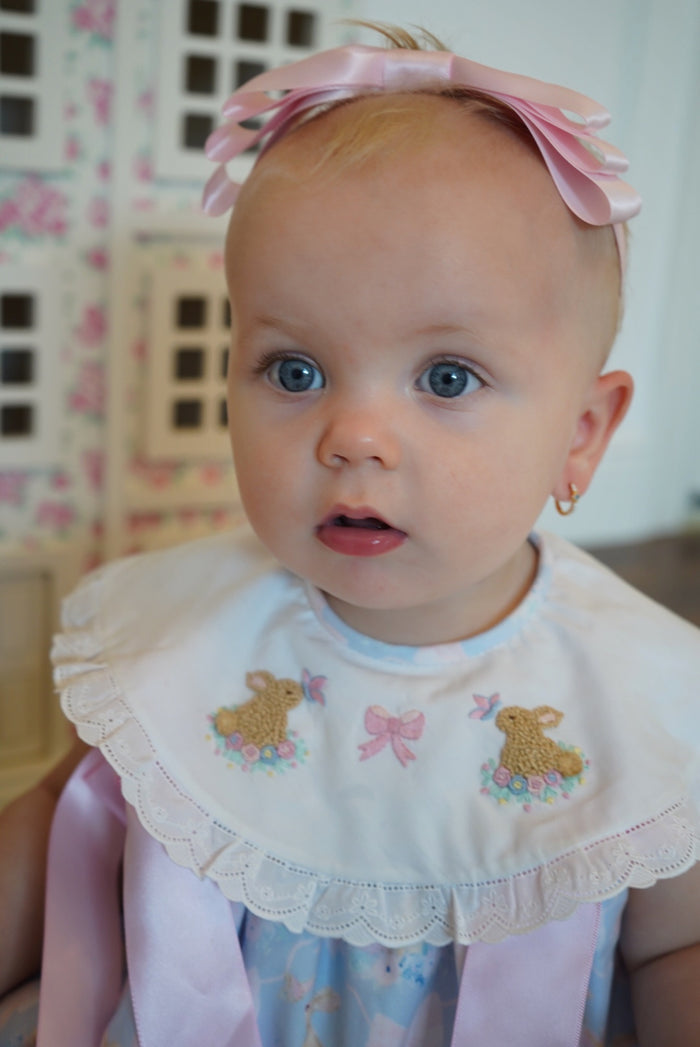 Trellis Bunnies French Knot Romper