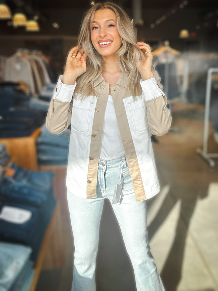 Tribal Easy Contrast Jacket