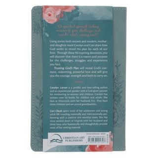 Trusting in God's Plan Teal Faux Faux Leather 90-Day Devotional