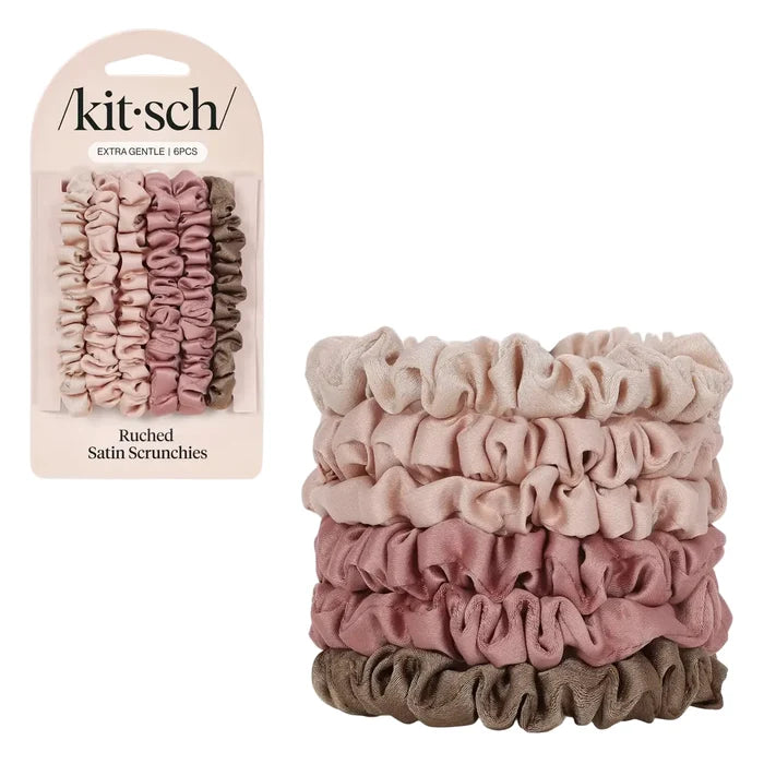 Ultra Petite Satin Scrunchies
