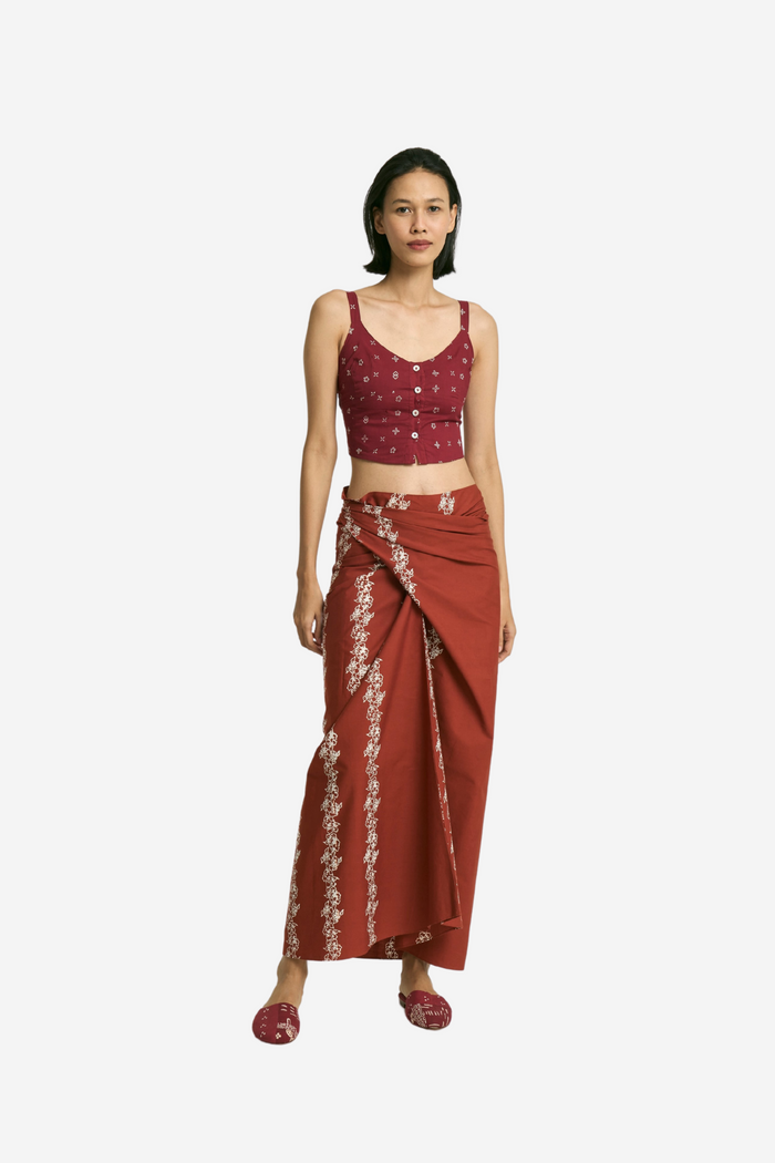 "Untaian Bunga" - Wrap Skirt