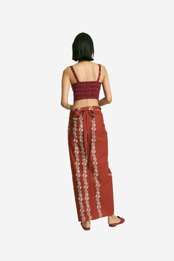"Untaian Bunga" - Wrap Skirt