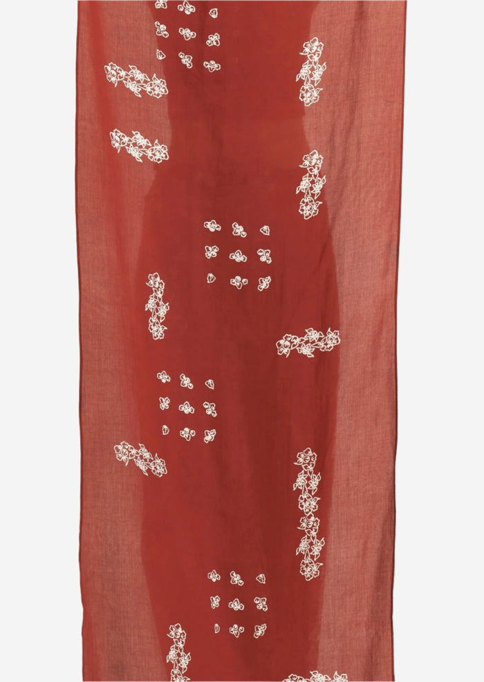 "Untaian Bunga Pencar" - Shawl