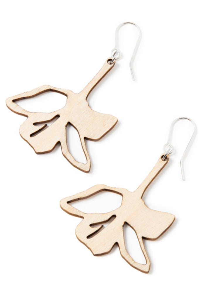 Valona Lily Wood Earrings