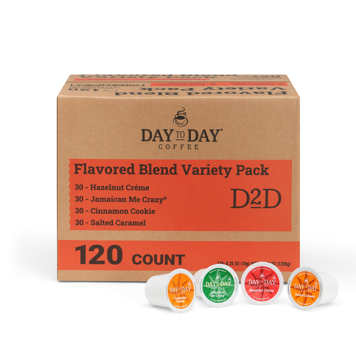 Variety Pack Light Roast Flavored Single Serve Coffee Pods