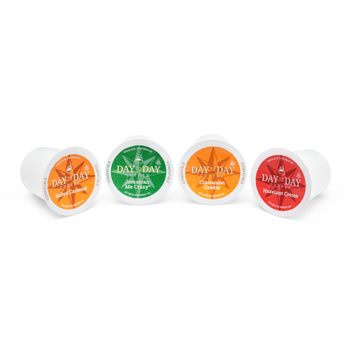 Variety Pack Light Roast Flavored Single Serve Coffee Pods