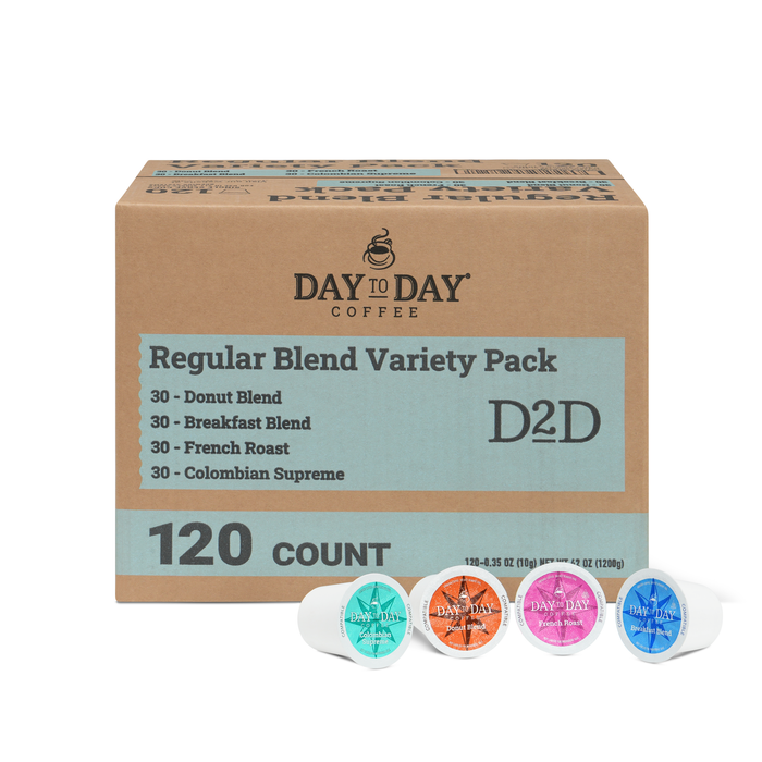 Variety Pack Regular Single Serve Coffee Pods