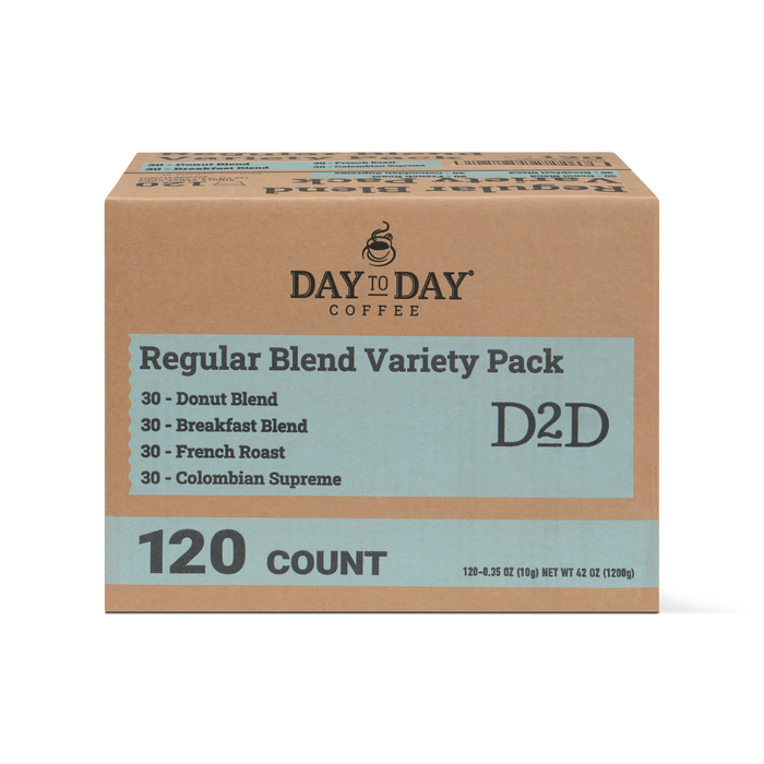 Variety Pack Regular Single Serve Coffee Pods