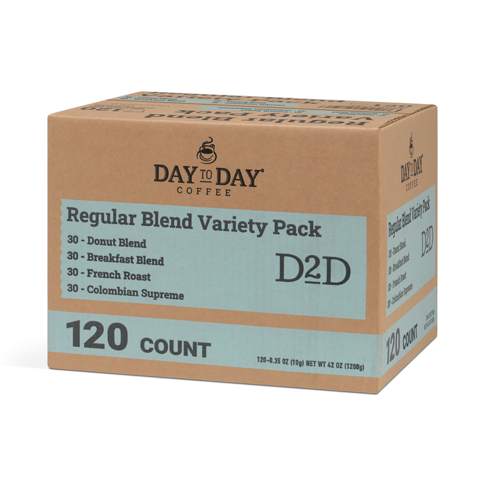 Variety Pack Regular Single Serve Coffee Pods
