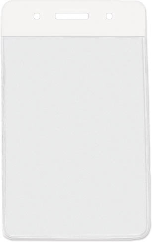 Vertical Badge Holder with Color Bar, Data/Credit Card Size, Qty = 100