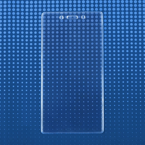 Vertical Large Event Badge Holder with Slot & Chain Holes - 306-357, Qty = 100