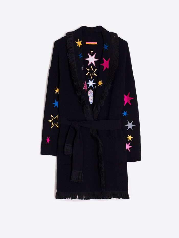 Vilagallo Beatriz Cardigan Rodeo Black