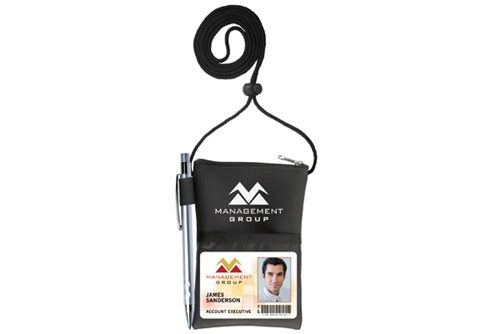 Vinyl Credential Wallet, Qty = 25