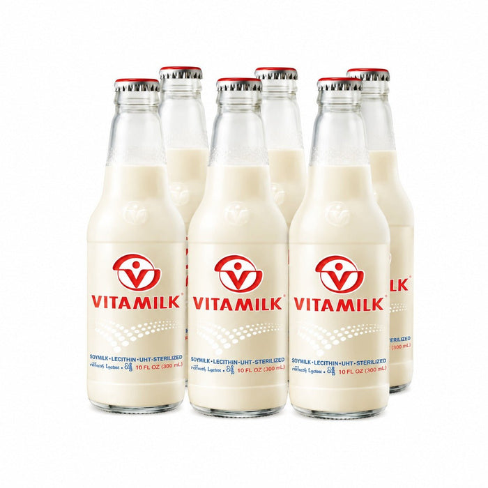 Vitamilk SoyMilk Bottle 300 ml x 6 | Nutritious Drink - Yado African & Caribbean Market