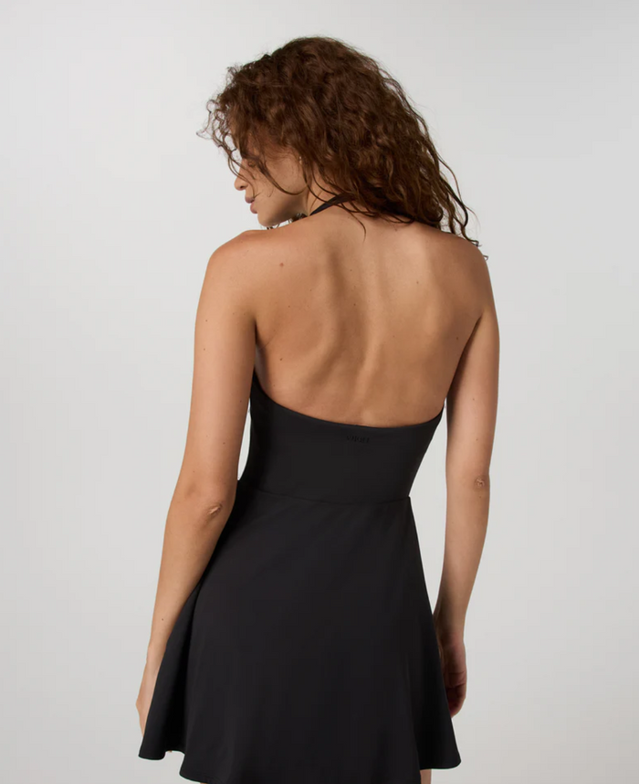 Vuori Tiebreak Halter Dress