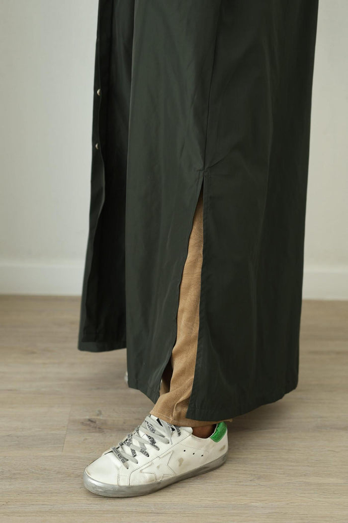 Waterproof Abaya Coat - Khaki