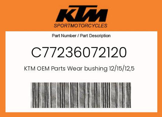 Wear Bushing 12/15/12,5 (C77236072120)