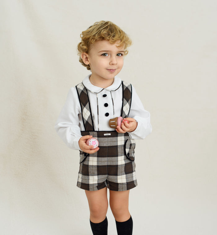 Wellington Checkered Boy 2-pc Set