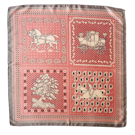 Western-Inspired Silk-Texture Scarf