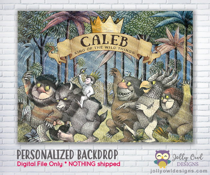 Where The Wild Things Are Party Backdrop