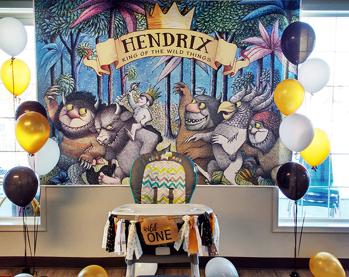 Where The Wild Things Are Party Backdrop