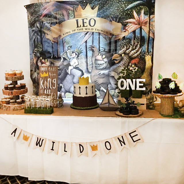 Where The Wild Things Are Party Backdrop