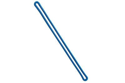 White 6" Plastic Loop Strap - 2410-2008, Qty = 100